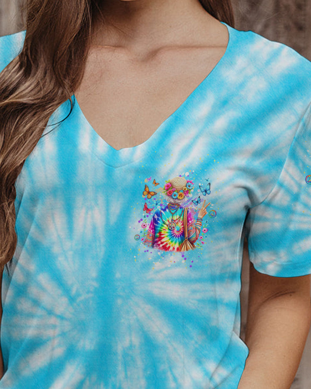 OLD HIPPIES DON'T DIE HIPPIE GRANDMAS ALL OVER PRINT - YHDU1812232