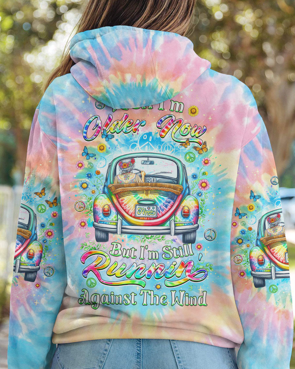 RUNNING AGAINST THE WIND TIE DYE ALL OVER PRINT - YHDU1901243