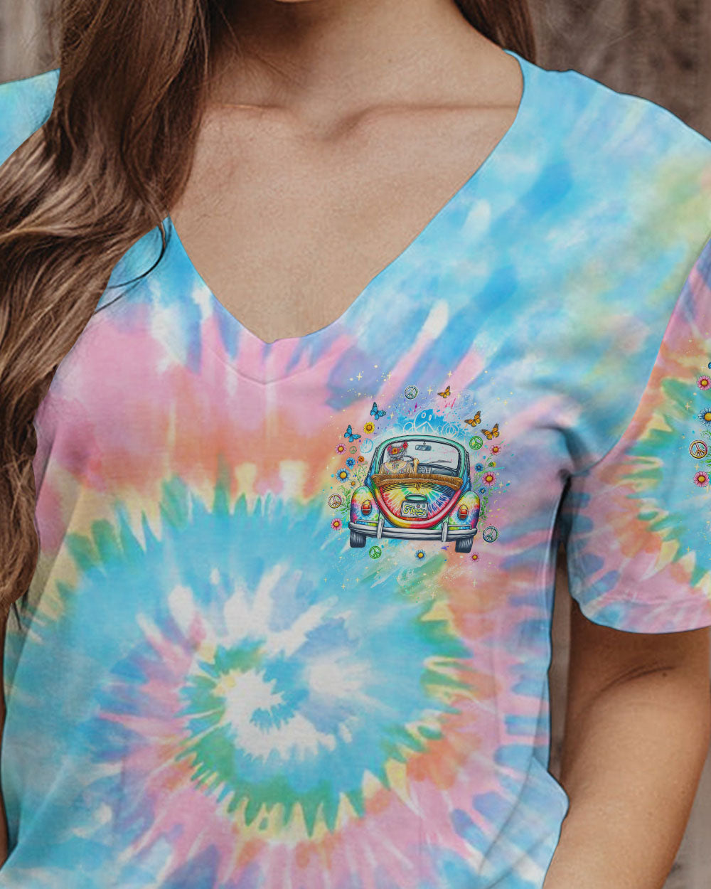 RUNNING AGAINST THE WIND TIE DYE ALL OVER PRINT - YHDU1901243