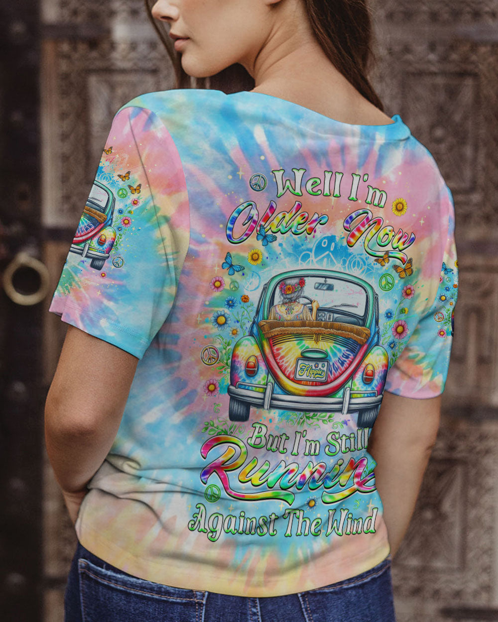 RUNNING AGAINST THE WIND TIE DYE ALL OVER PRINT - YHDU1901243