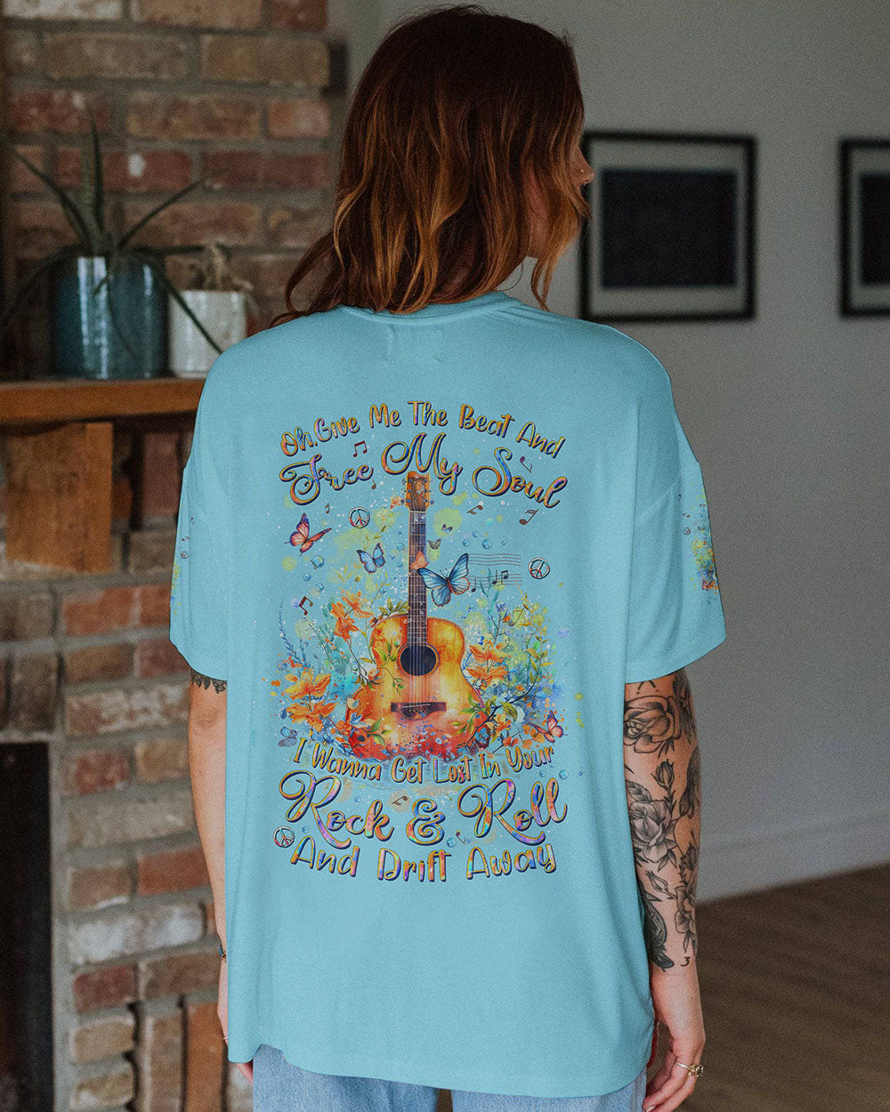 GIVE ME THE BEAT GUITAR ALL OVER PRINT - YHDU1903242