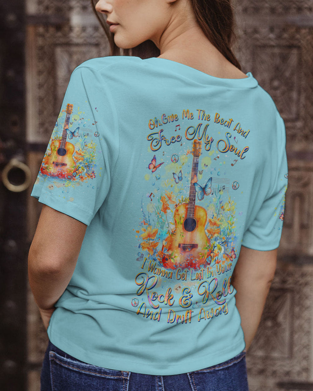 GIVE ME THE BEAT GUITAR ALL OVER PRINT - YHDU1903242