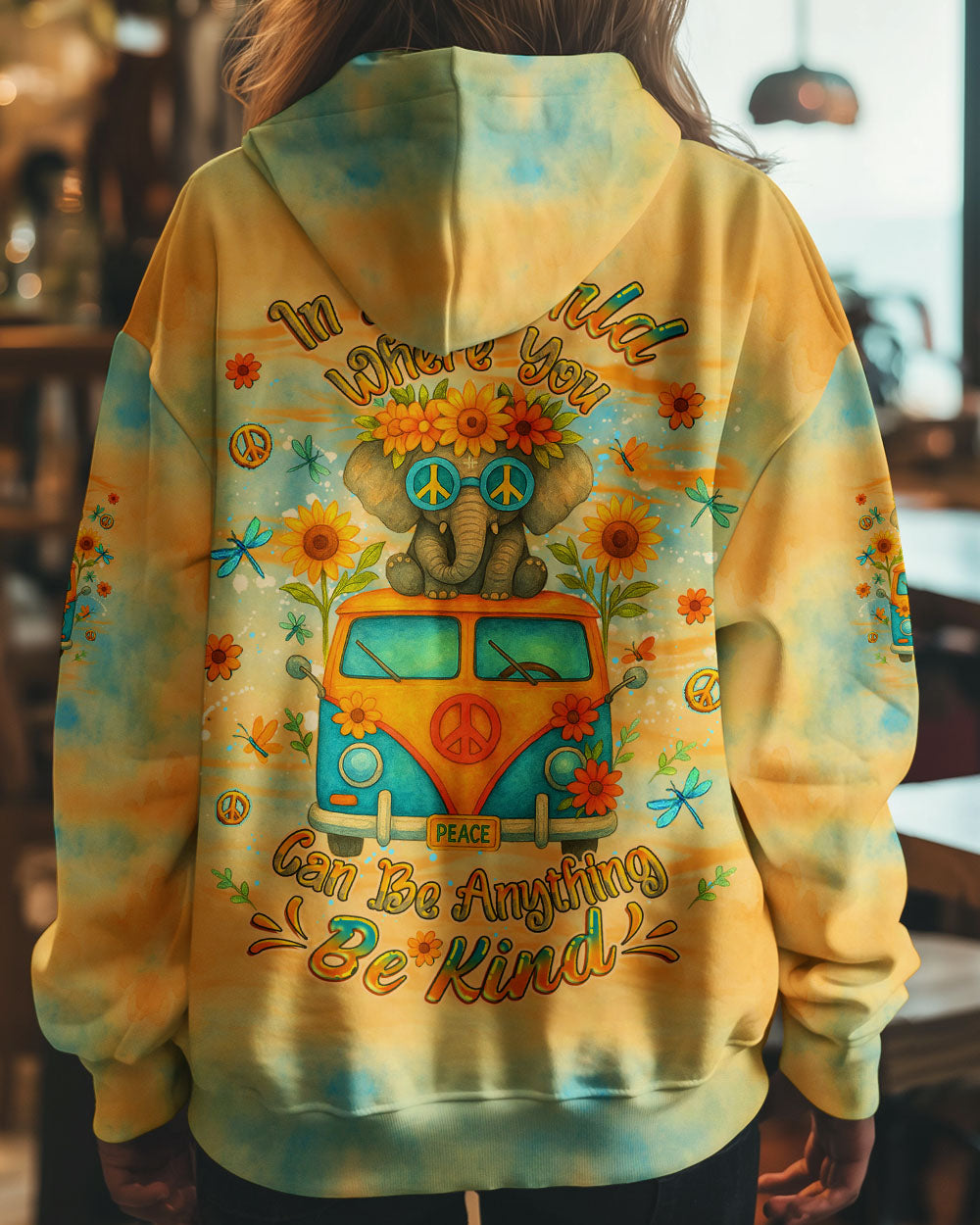 BE KIND ELEPHANT ALL OVER PRINT - YHDU1906252