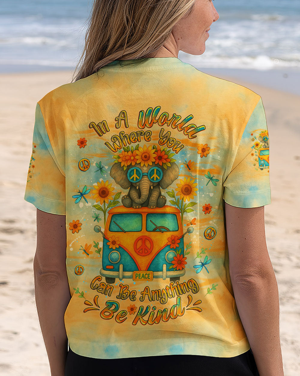 BE KIND ELEPHANT ALL OVER PRINT - YHDU1906252