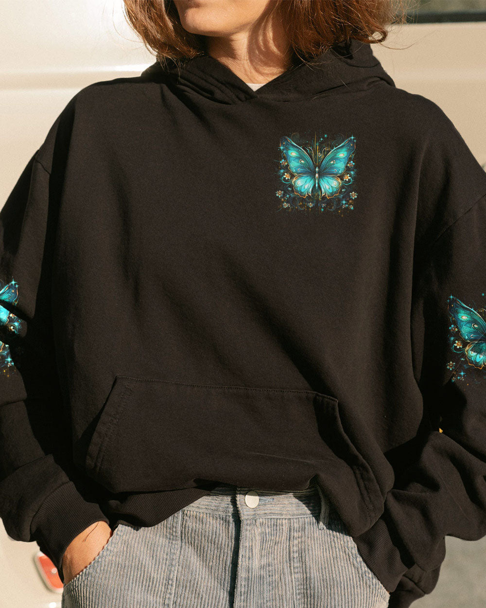 QUIET THE MIND AND THE SOUL WILL SPEAK BUTTERFLY ALL OVER PRINT - YHDU1907232