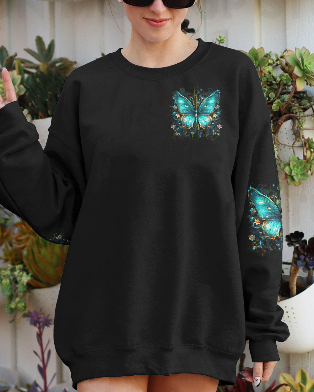 QUIET THE MIND AND THE SOUL WILL SPEAK BUTTERFLY ALL OVER PRINT - YHDU1907232