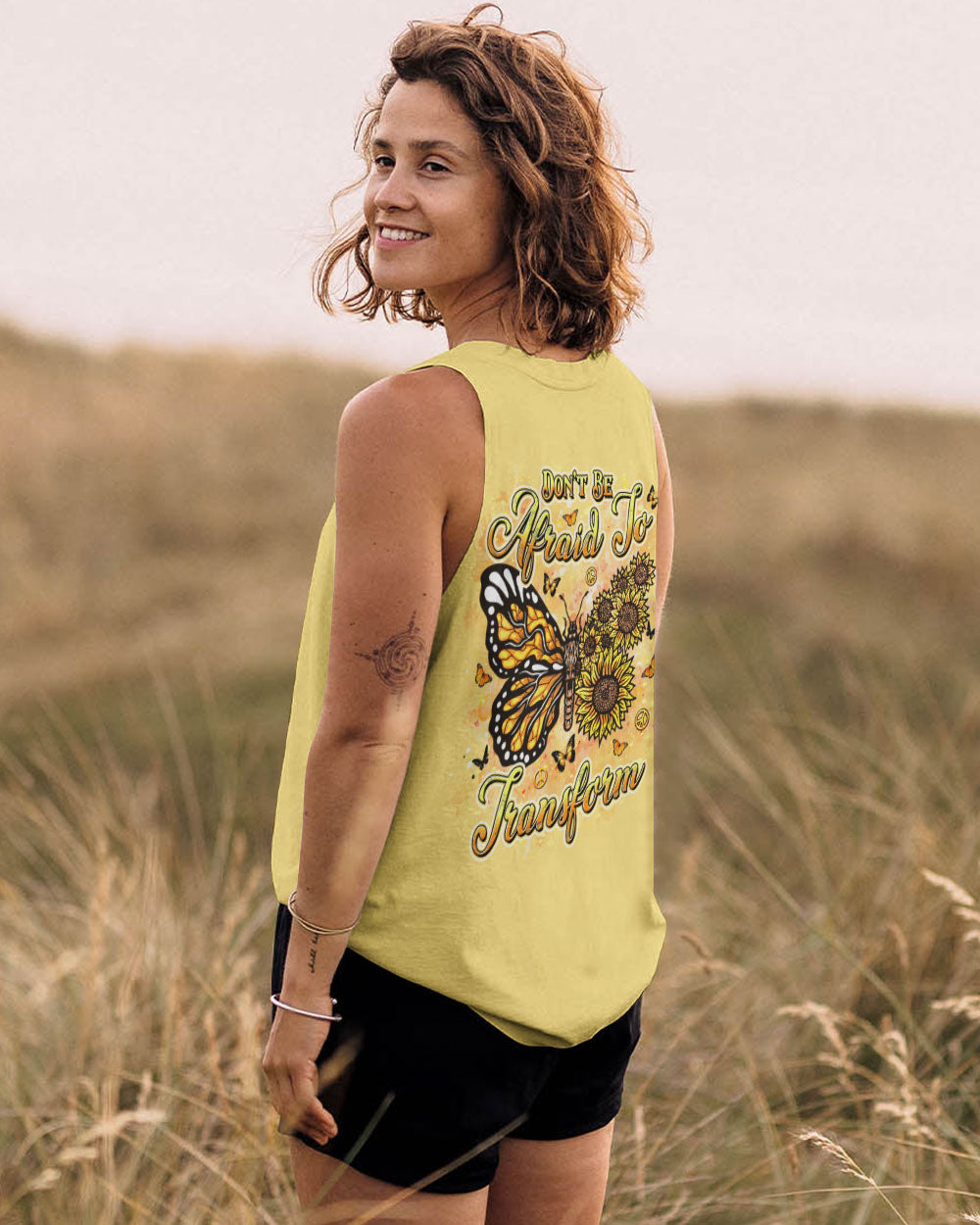 DON'T BE AFRAID TO TRANSFORM BUTTERFLY ALL OVER PRINT - YHDU2001254