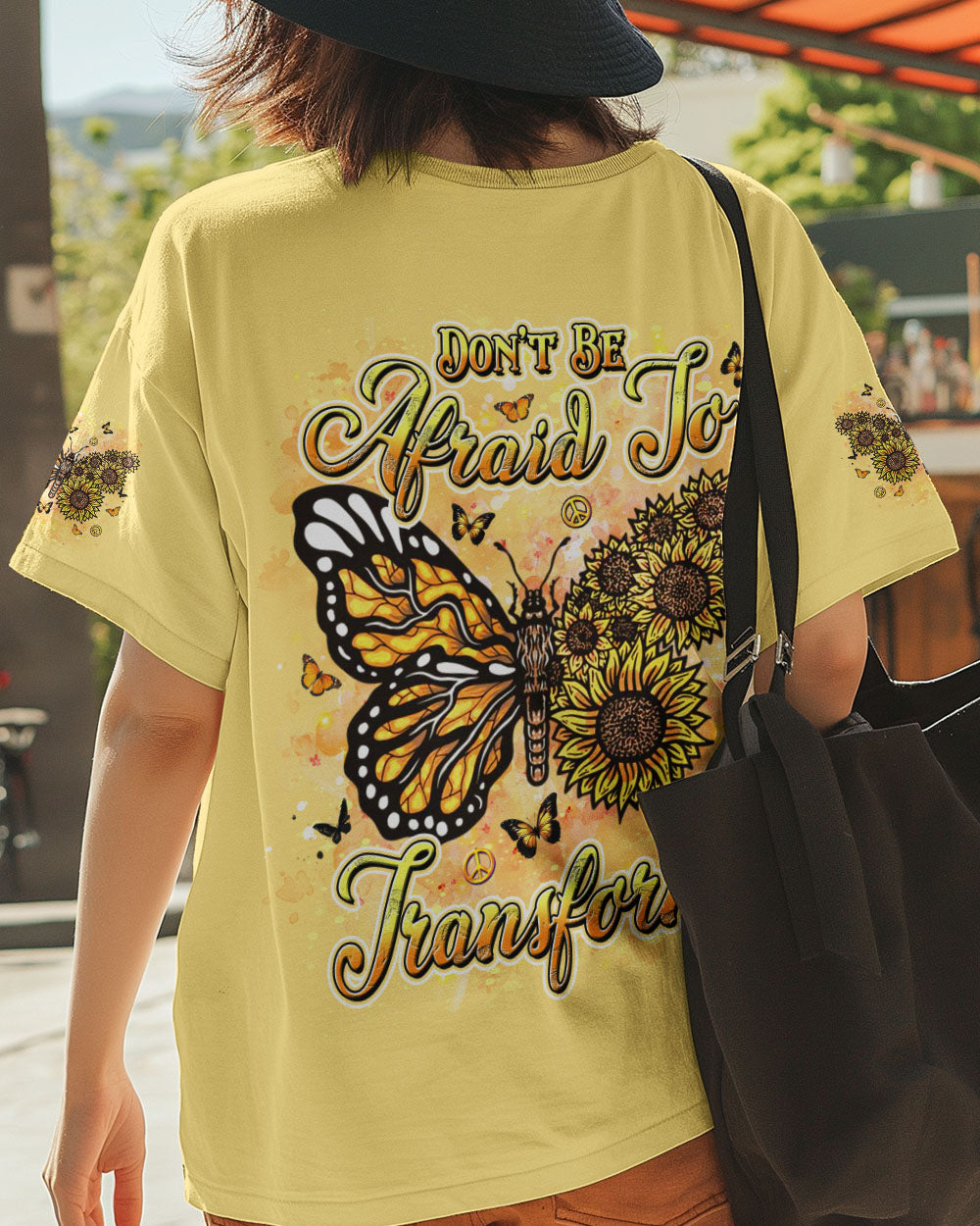 DON'T BE AFRAID TO TRANSFORM BUTTERFLY ALL OVER PRINT - YHDU2001254