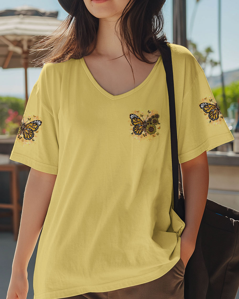 DON'T BE AFRAID TO TRANSFORM BUTTERFLY ALL OVER PRINT - YHDU2001254