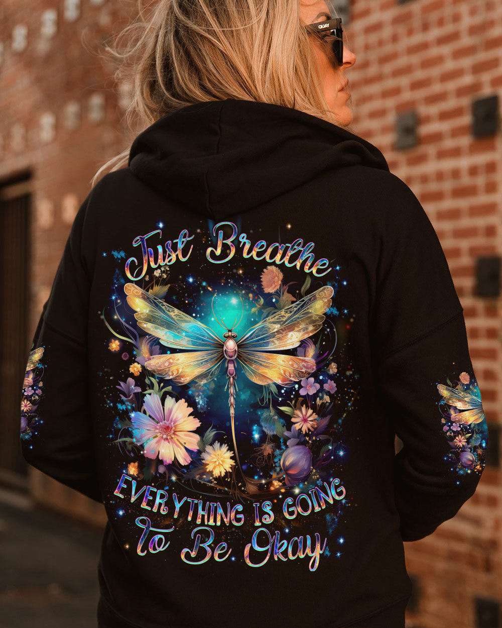JUST BREATHE DRAGONFLY ALL OVER PRINT - YHDU2002244