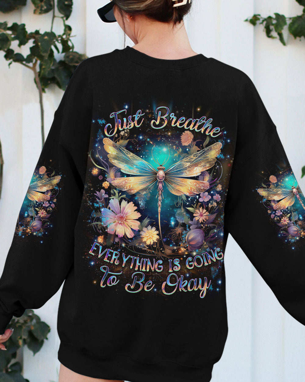 JUST BREATHE DRAGONFLY ALL OVER PRINT - YHDU2002244