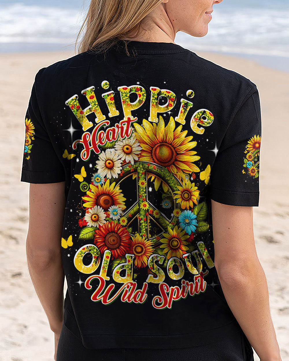 HIPPIE HEART OLD SOUL WILD SPIRIT ALL OVER PRINT - YHDU2002253
