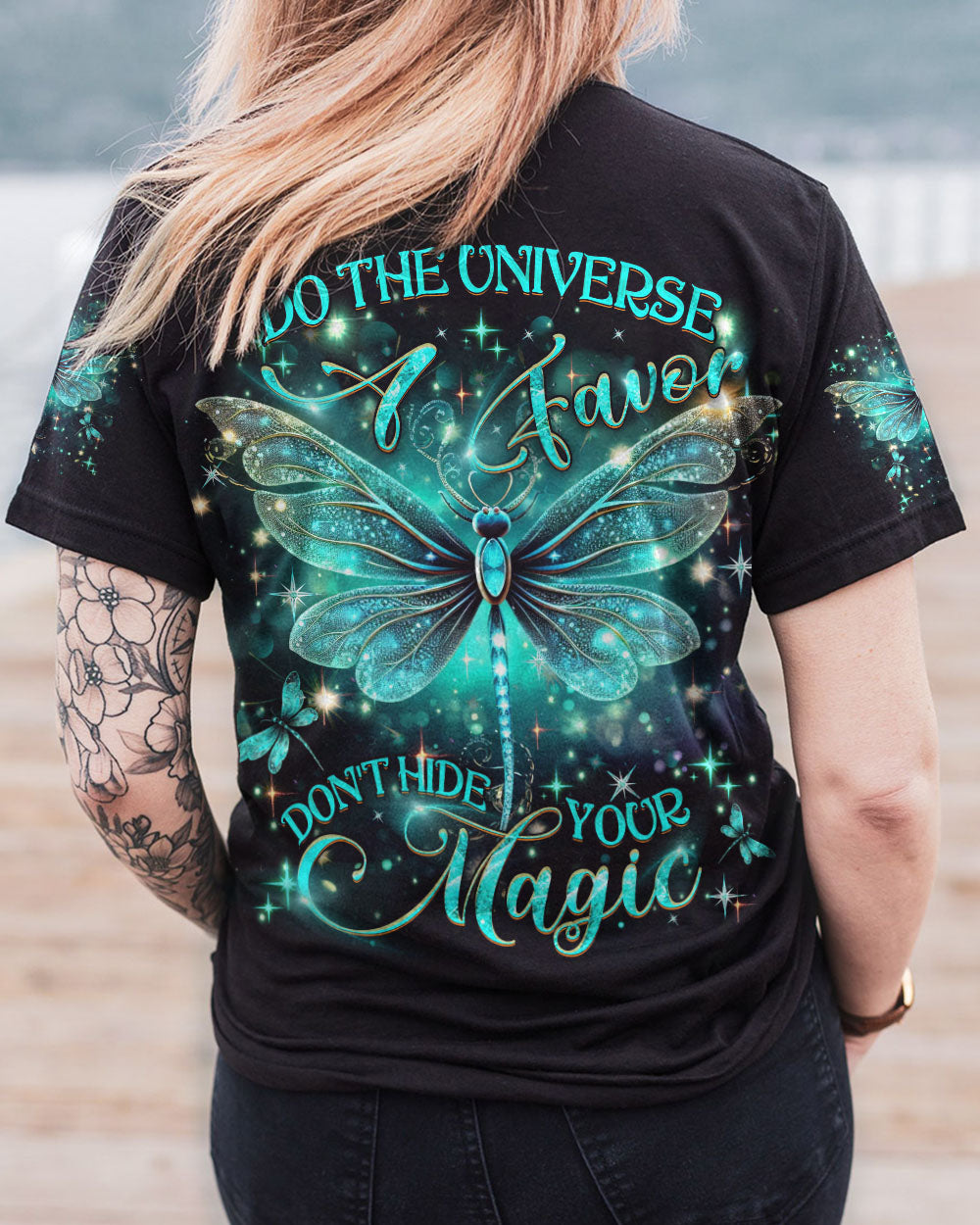 DON'T HIDE YOUR MAGIC DRAGONFLY ALL OVER PRINT - YHDU2007234