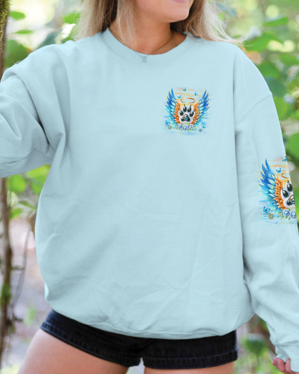 MY ANGEL HAS PAWS ALL OVER PRINT - YHDU2101251