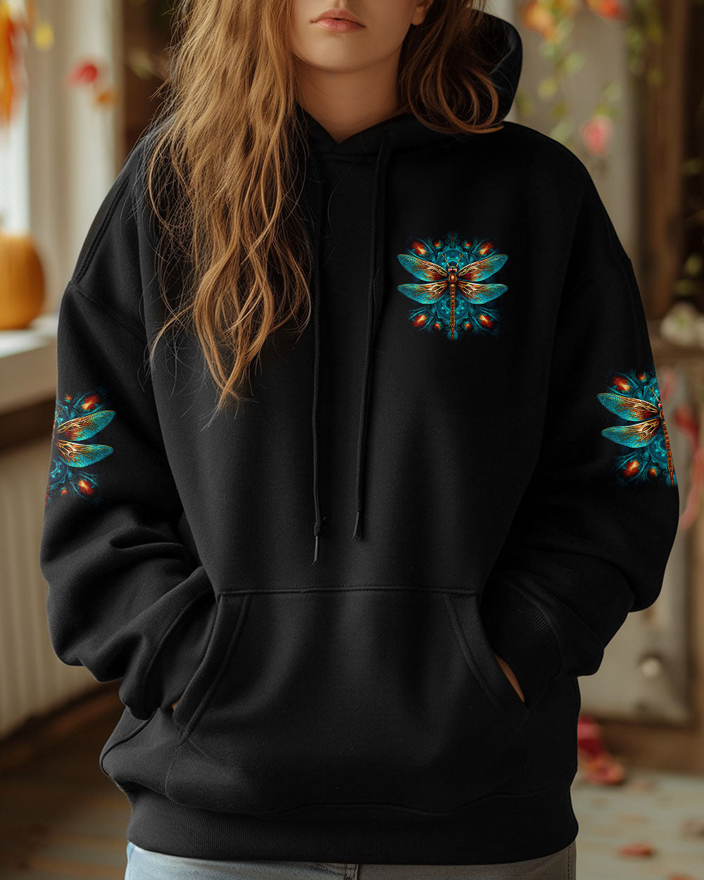 BELIEVE IN YOURSELF DRAGONFLY ALL OVER PRINT - YHDU2102253