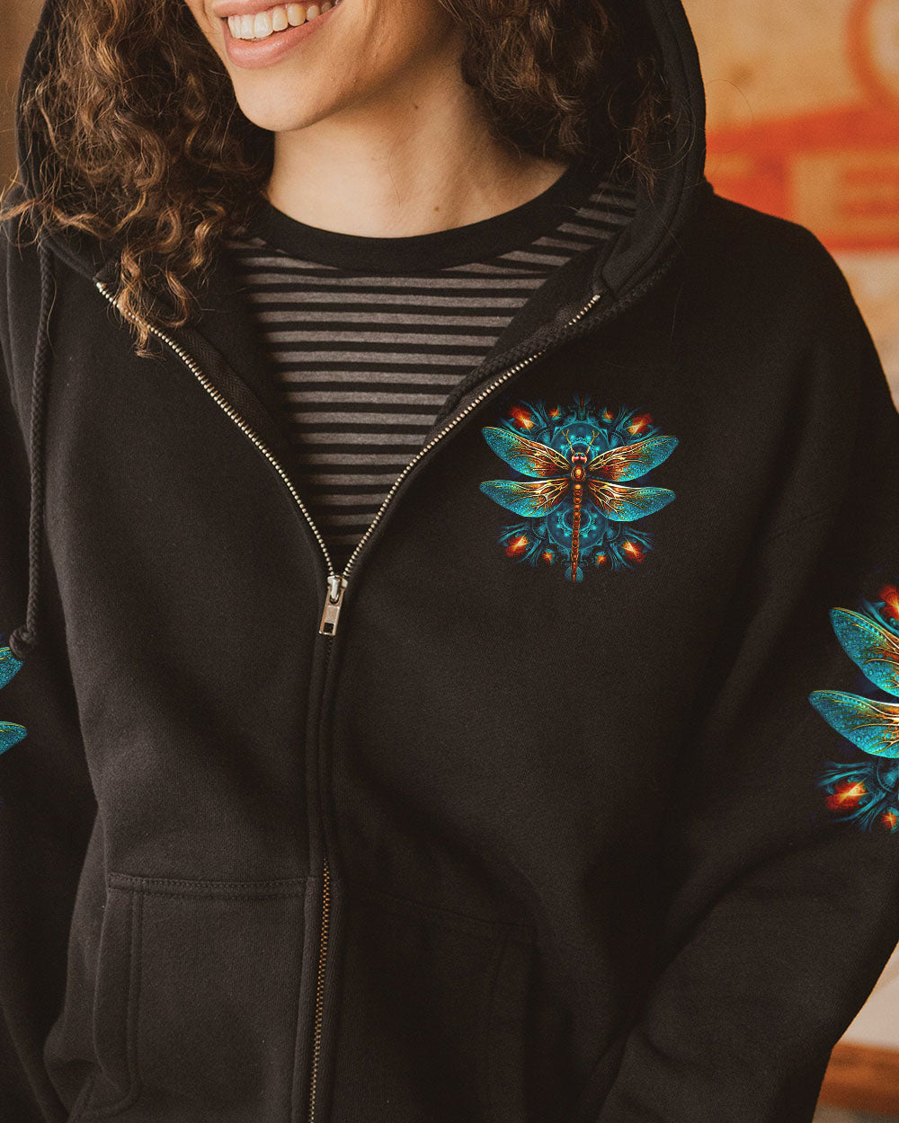 BELIEVE IN YOURSELF DRAGONFLY ALL OVER PRINT - YHDU2102253
