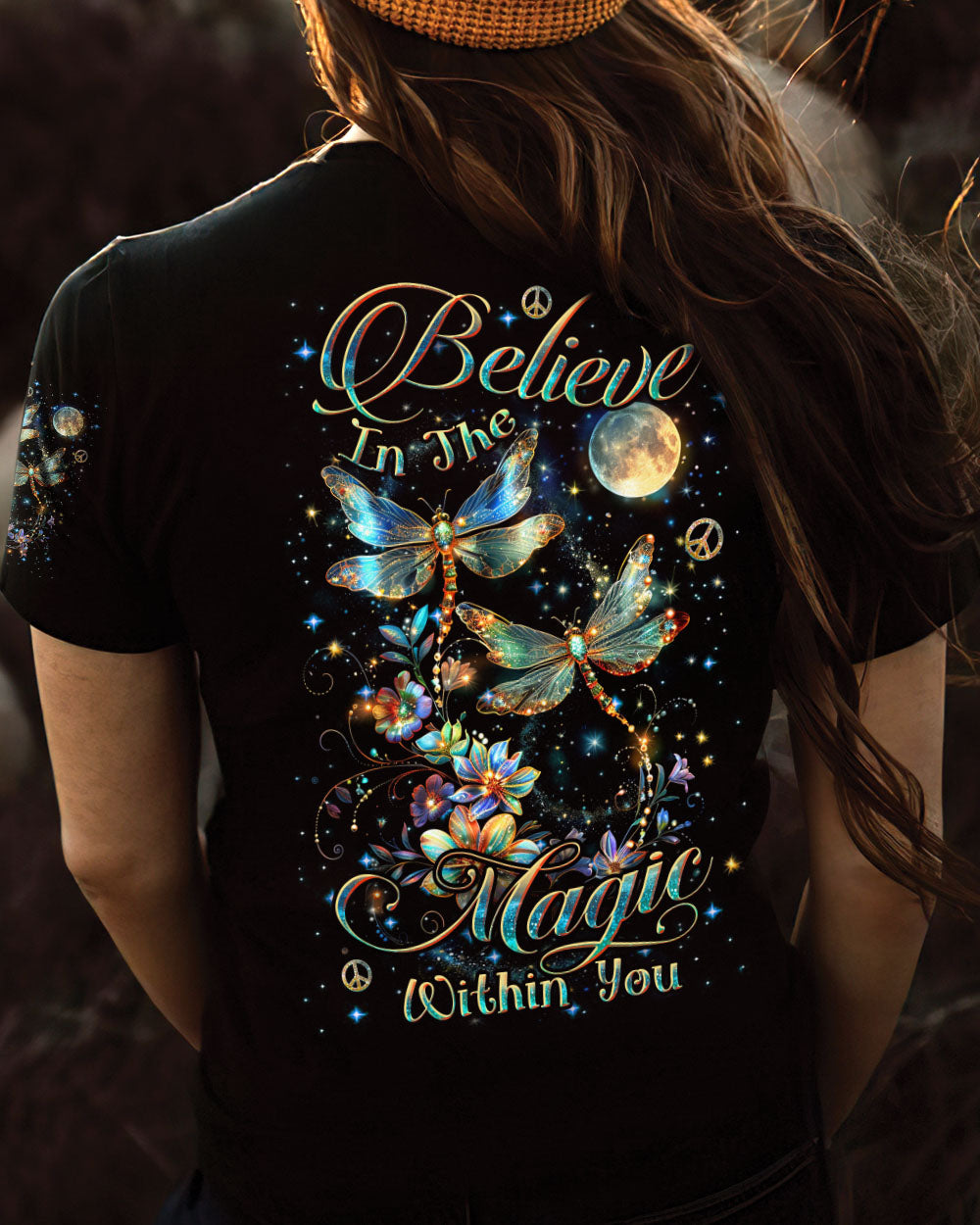 BELIEVE IN THE MAGIC WITHIN YOU DRAGONFLY ALL OVER PRINT - YHDU2103242