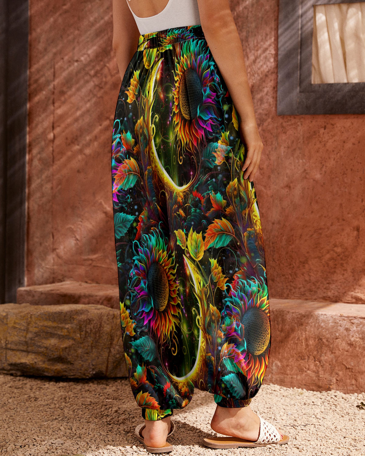 SHE WAS LIKE THE MOON SUNFLOWER ALL OVER PRINT - YHDU2106232