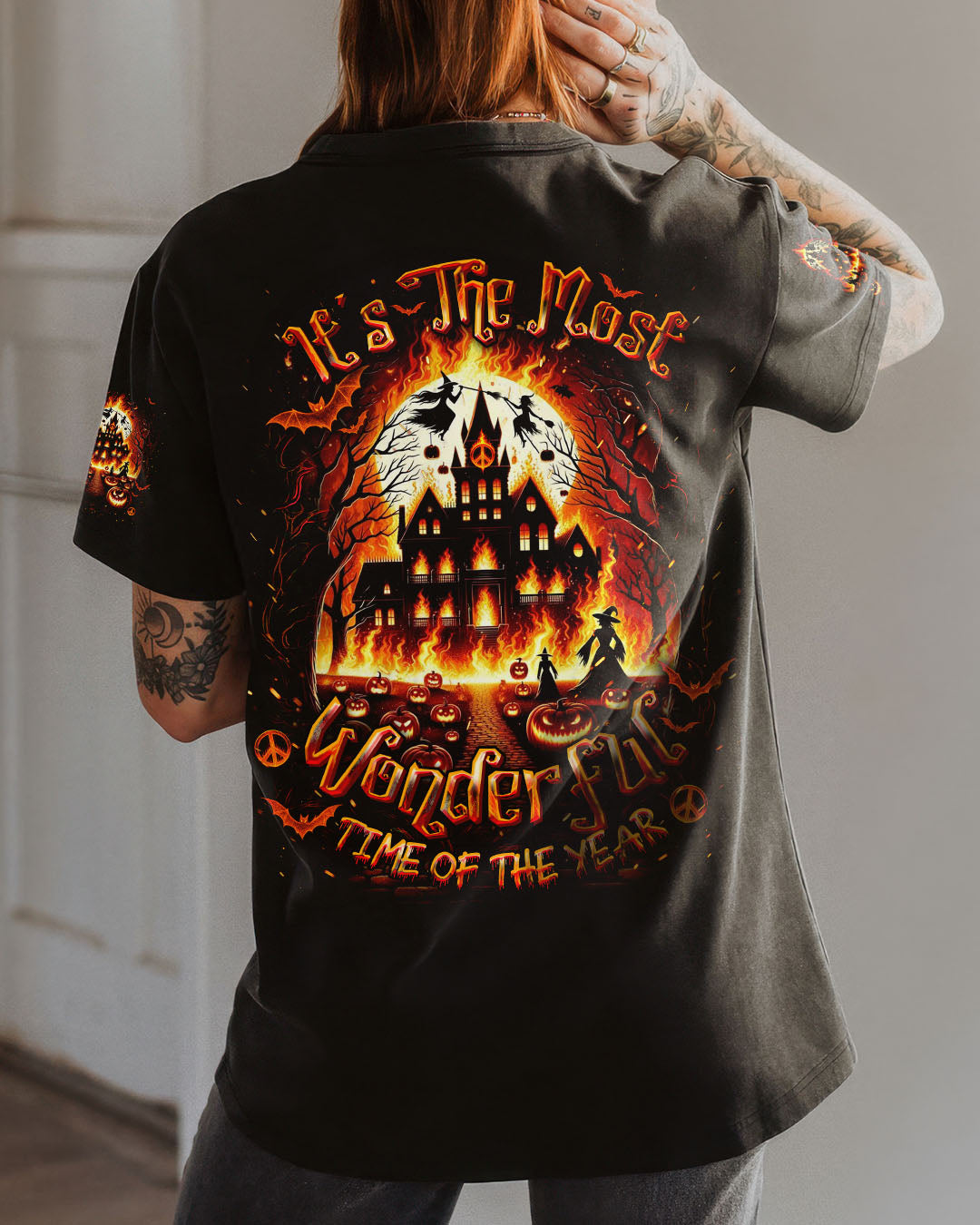 IT'S THE MOST WONDERFUL TIME HALLOWEEN ALL OVER PRINT - YHDU2107252