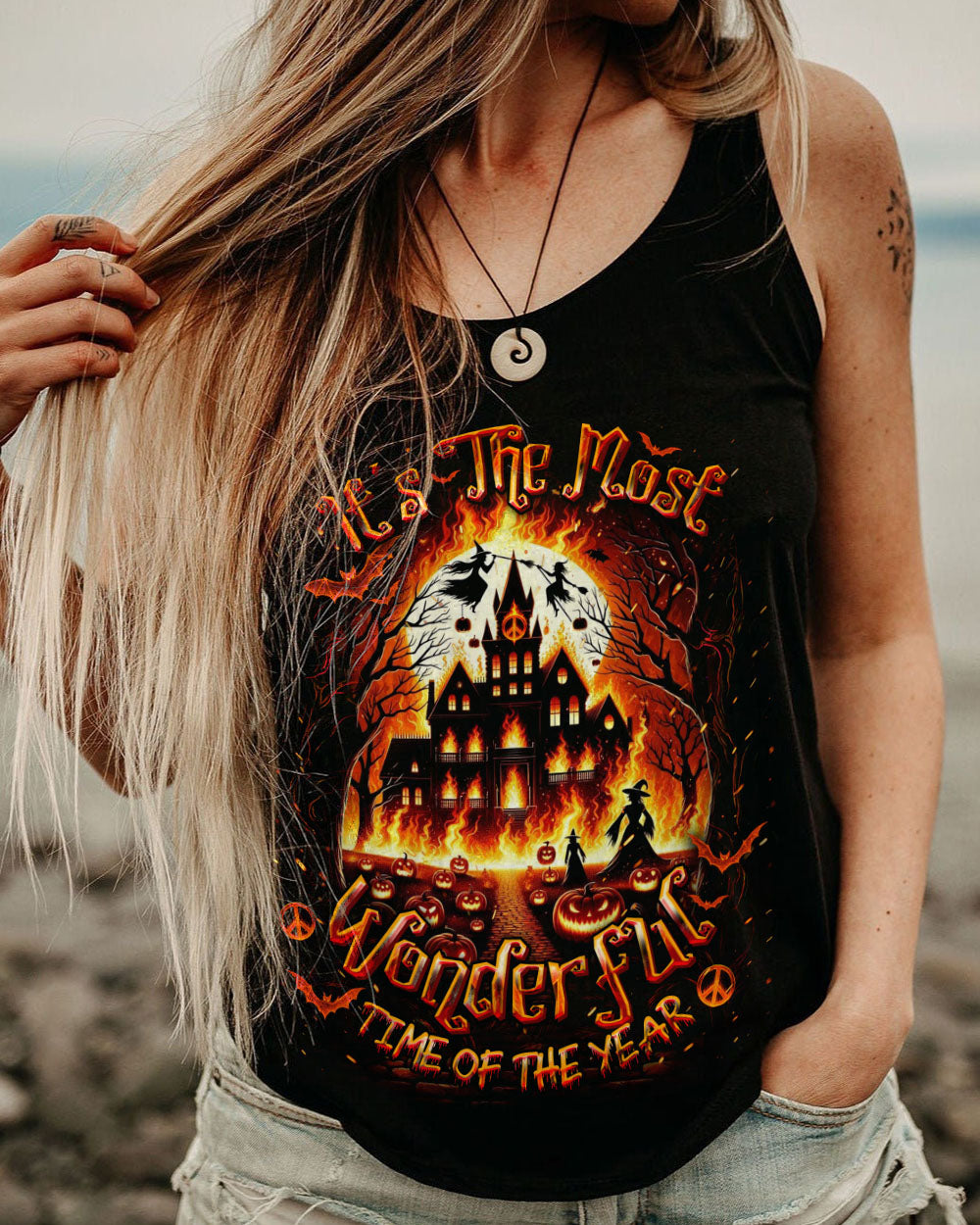 IT'S THE MOST WONDERFUL TIME HALLOWEEN ALL OVER PRINT - YHDU2107252