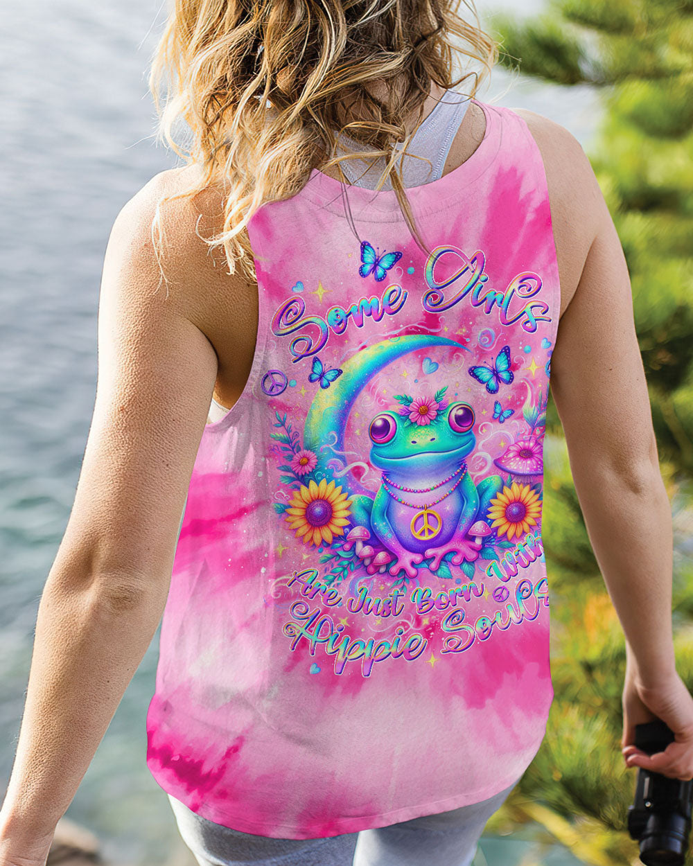 SOME GIRLS ARE JUST BORN WITH HIPPIE SOULS ALL OVER PRINT - YHDU2204245