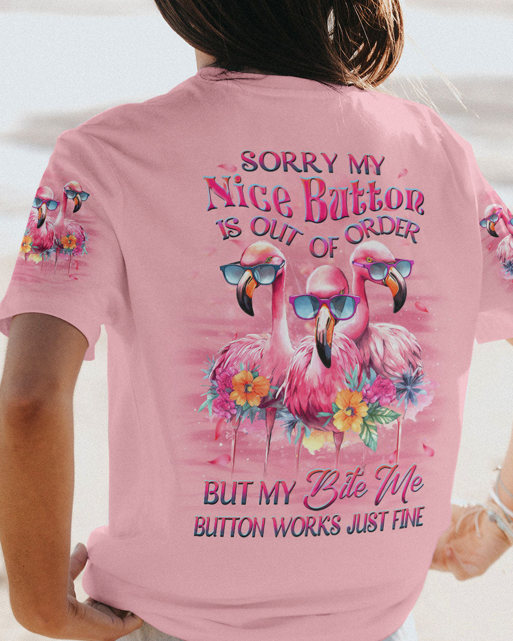SORRY MY NICE BUTTON IS OUT OF ORDER ALL OVER PRINT - YHDU2206232