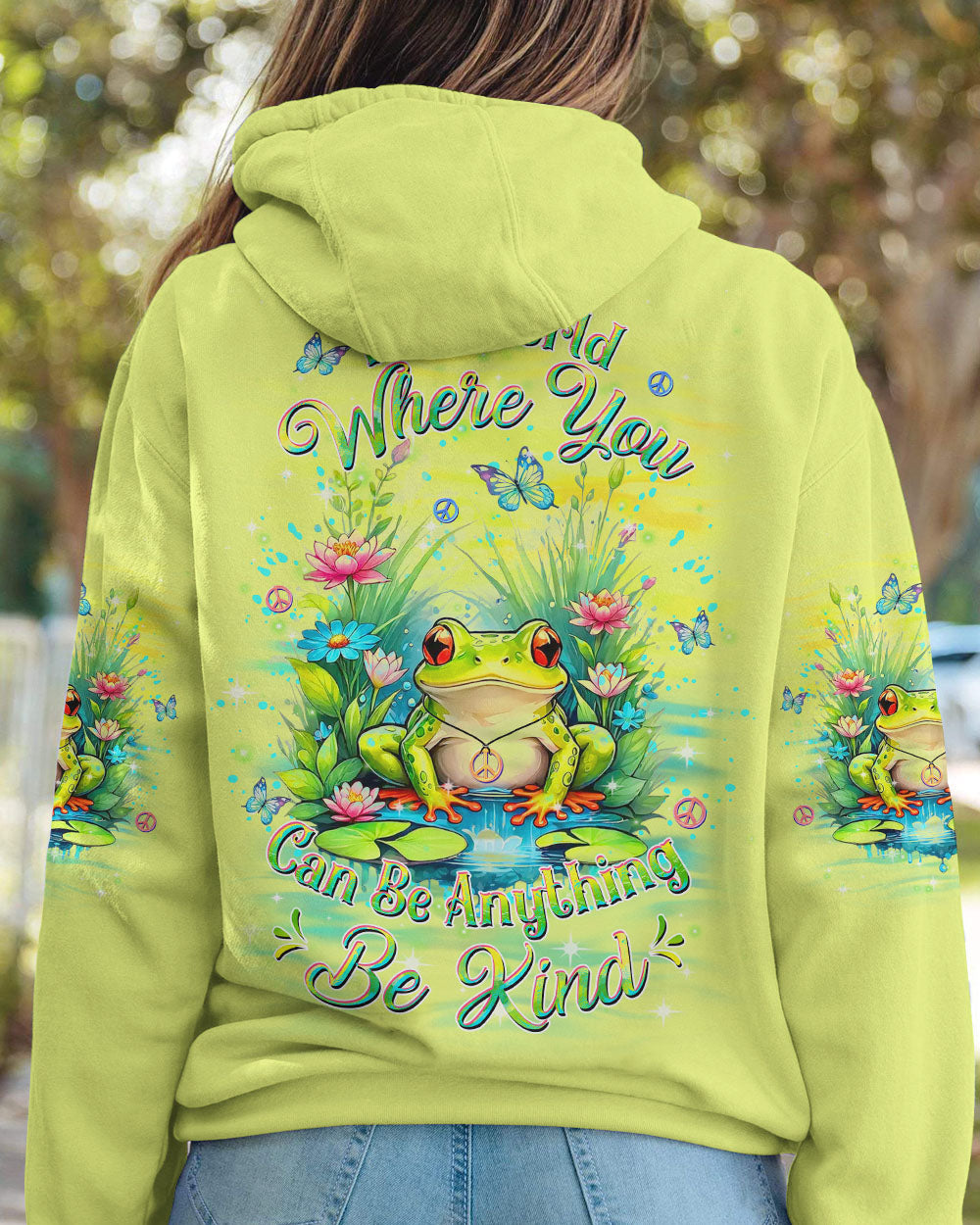 BE KIND FROG ALL OVER PRINT - YHDU2207242