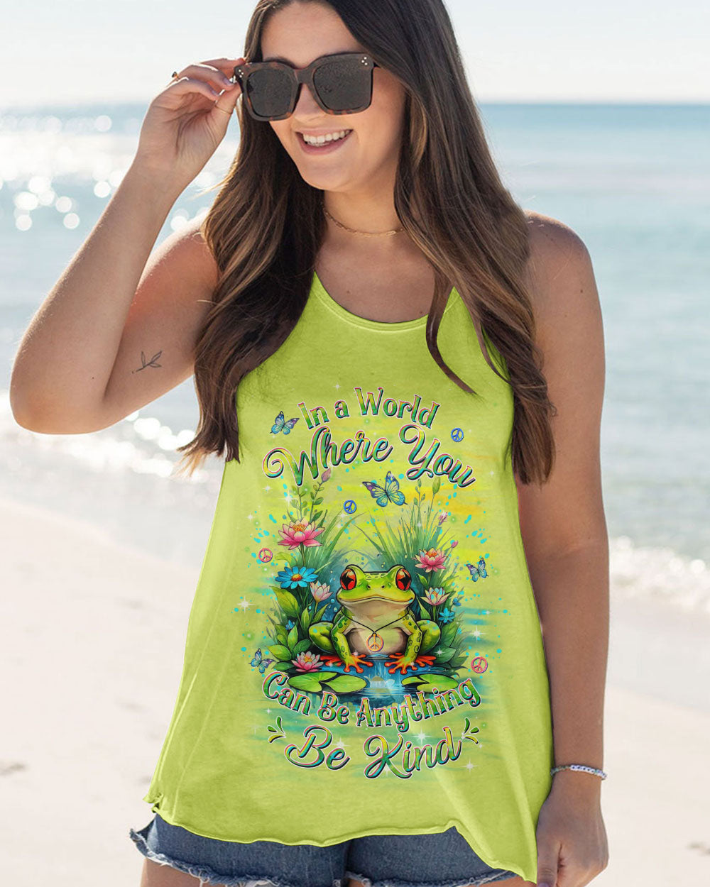 BE KIND FROG ALL OVER PRINT - YHDU2207242