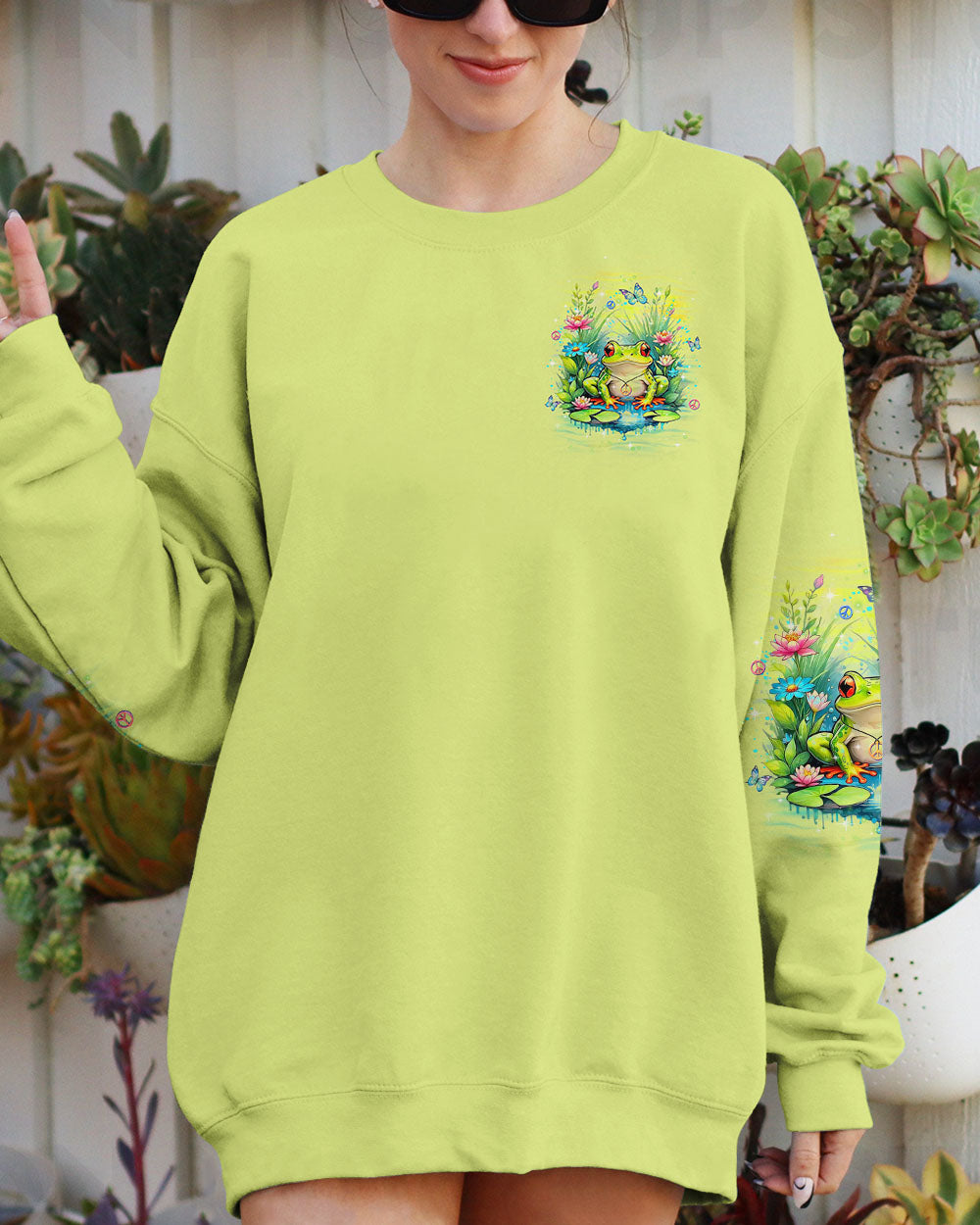 BE KIND FROG ALL OVER PRINT - YHDU2207242