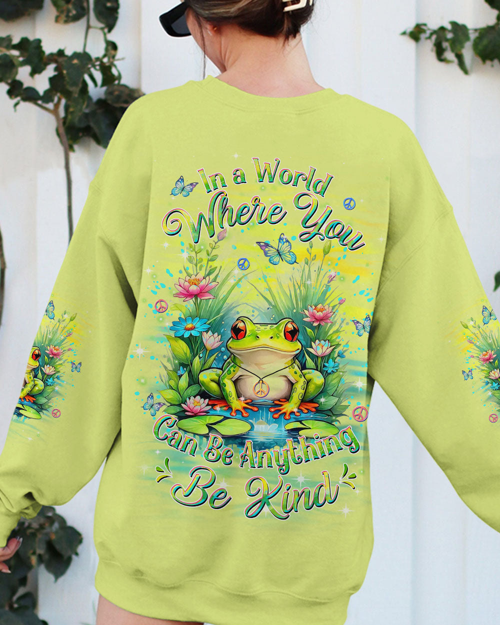 BE KIND FROG ALL OVER PRINT - YHDU2207242