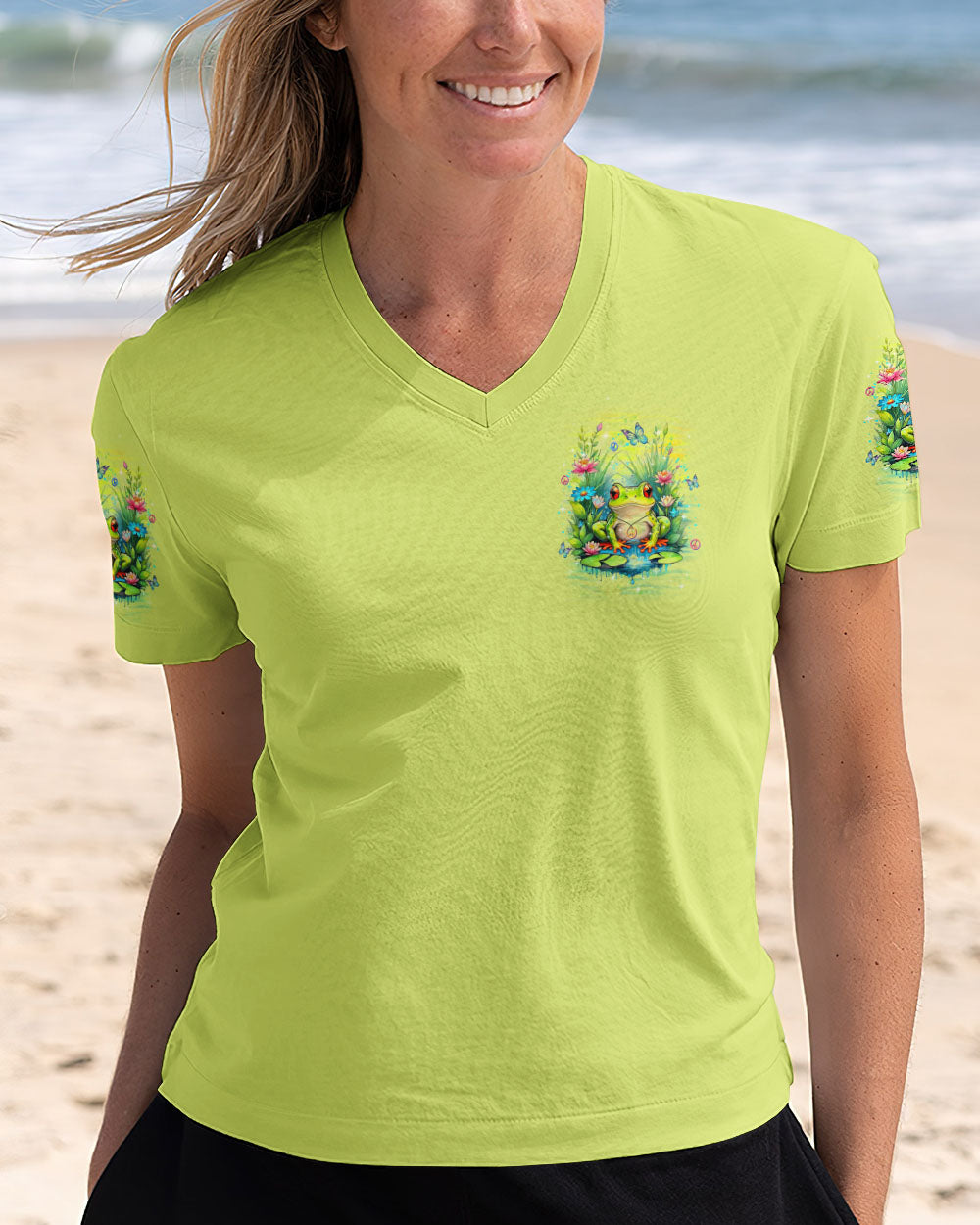 BE KIND FROG ALL OVER PRINT - YHDU2207242