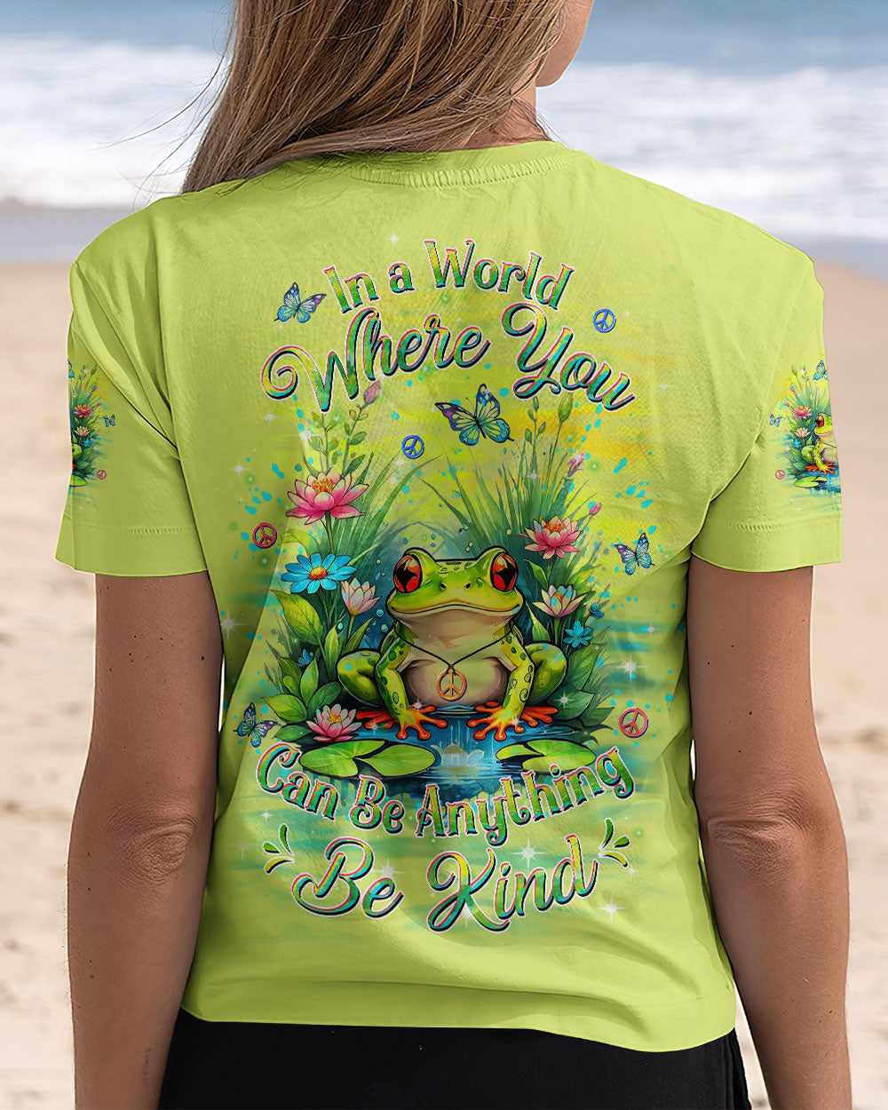BE KIND FROG ALL OVER PRINT - YHDU2207242