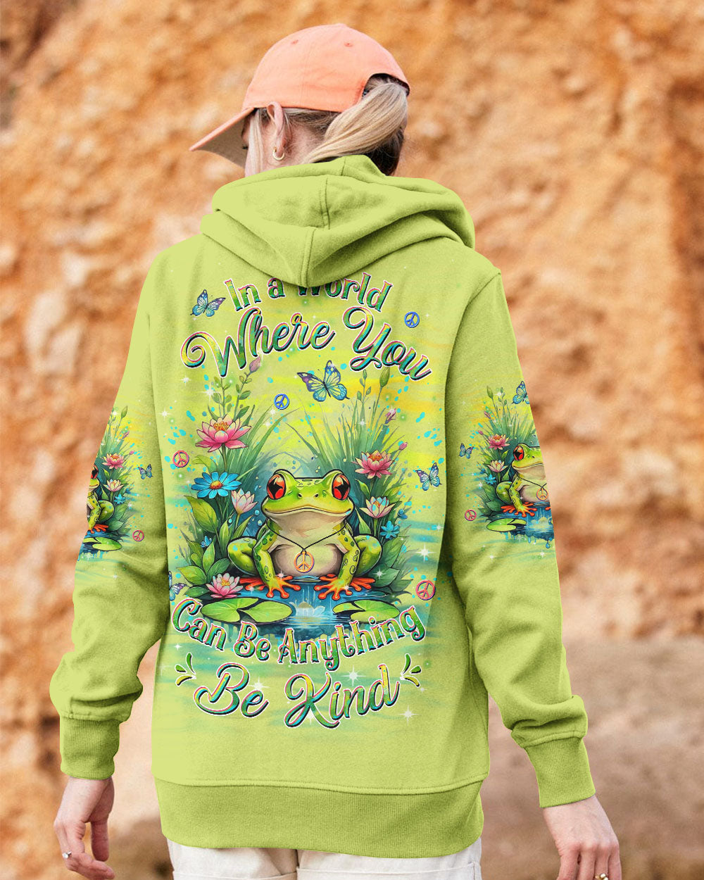 BE KIND FROG ALL OVER PRINT - YHDU2207242