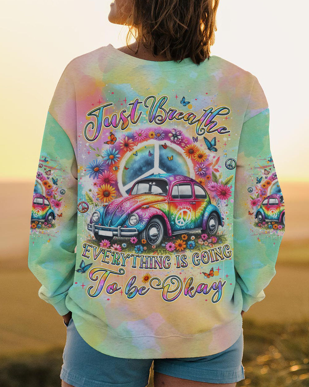 JUST BREATHE EVERYTHING IS GOING TO BE OKAY ALL OVER PRINT - YHDU2301243