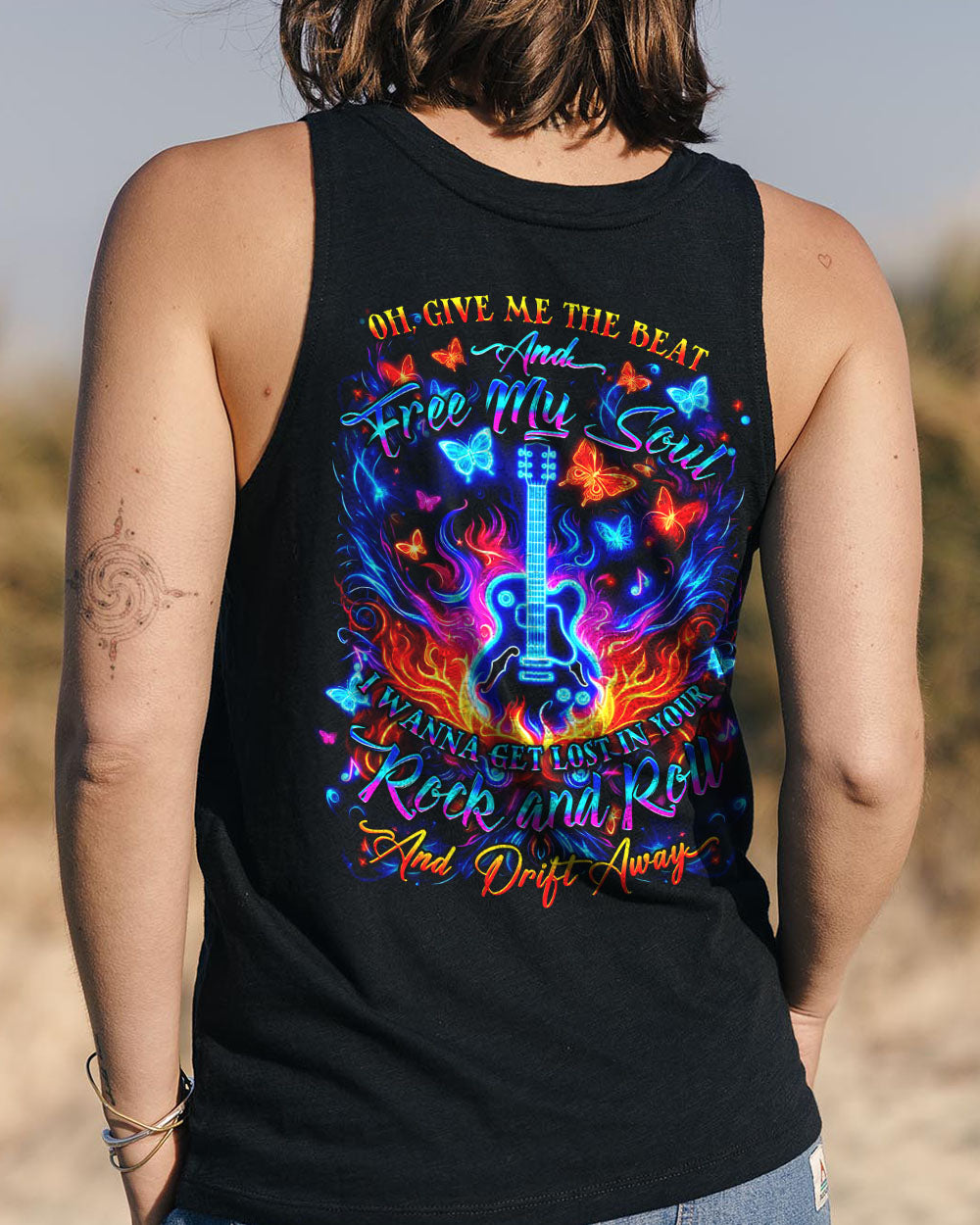 GIVE ME THE BEAT GUITAR ALL OVER PRINT - YHDU2304252