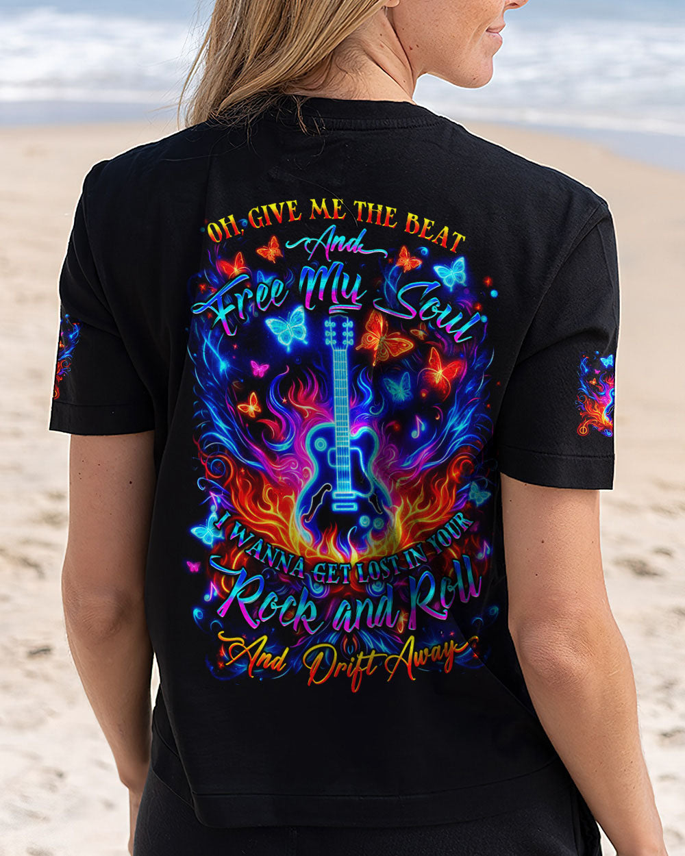 GIVE ME THE BEAT GUITAR ALL OVER PRINT - YHDU2304252