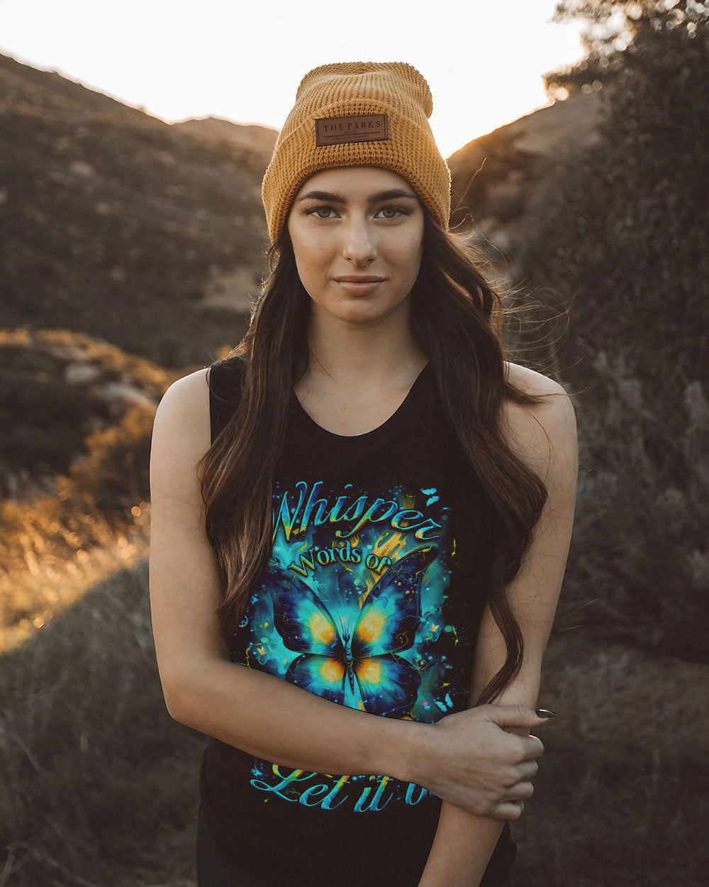 WHISPER WORDS OF WISDOM BUTTERFLY ALL OVER PRINT - YHDU2402252