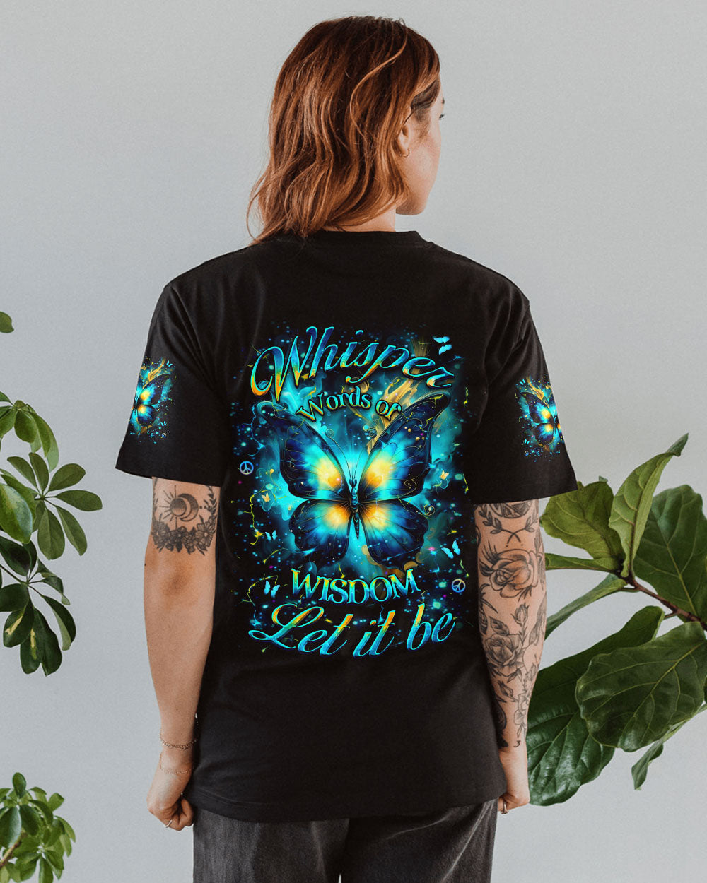 WHISPER WORDS OF WISDOM BUTTERFLY ALL OVER PRINT - YHDU2402252