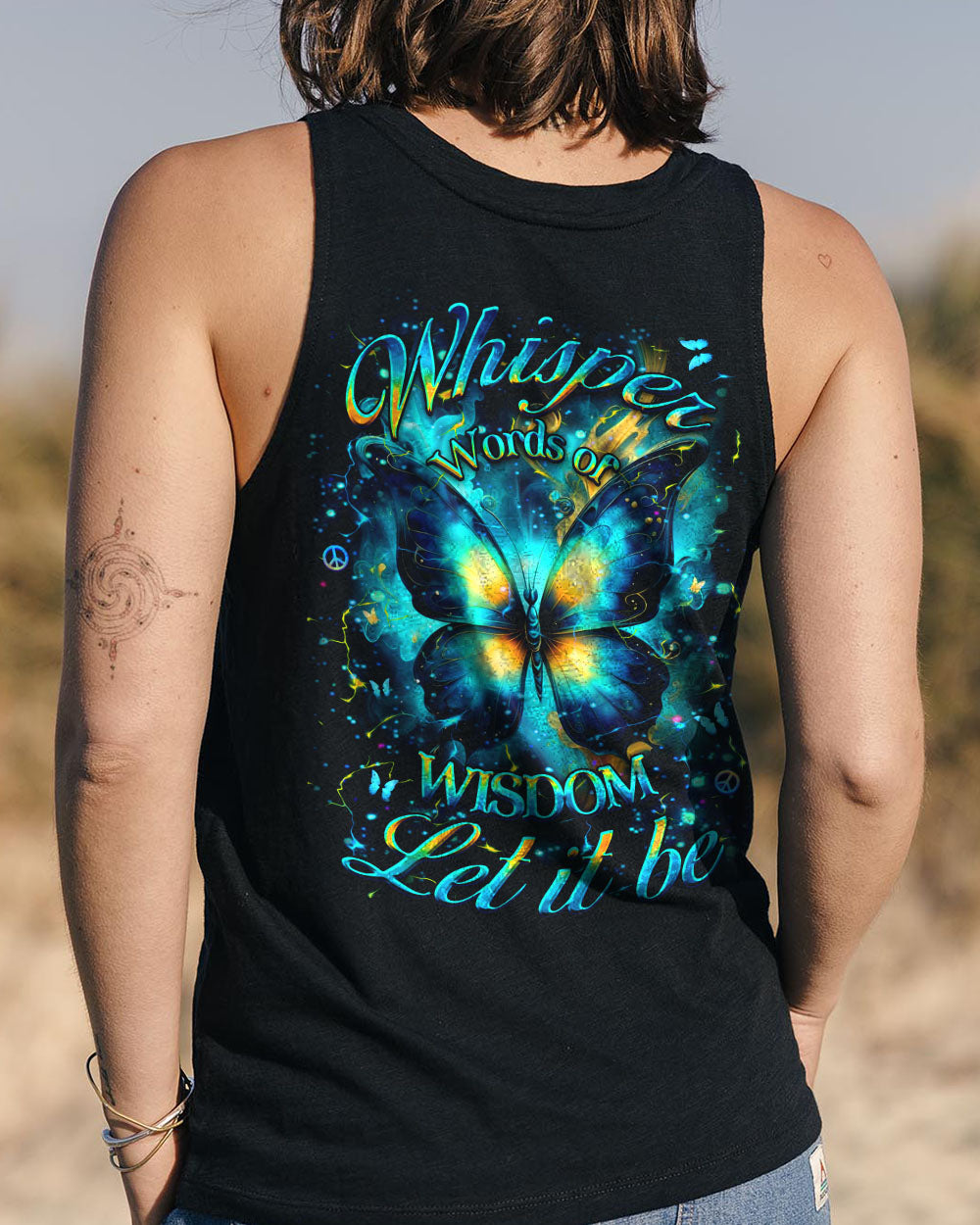 WHISPER WORDS OF WISDOM BUTTERFLY ALL OVER PRINT - YHDU2402252