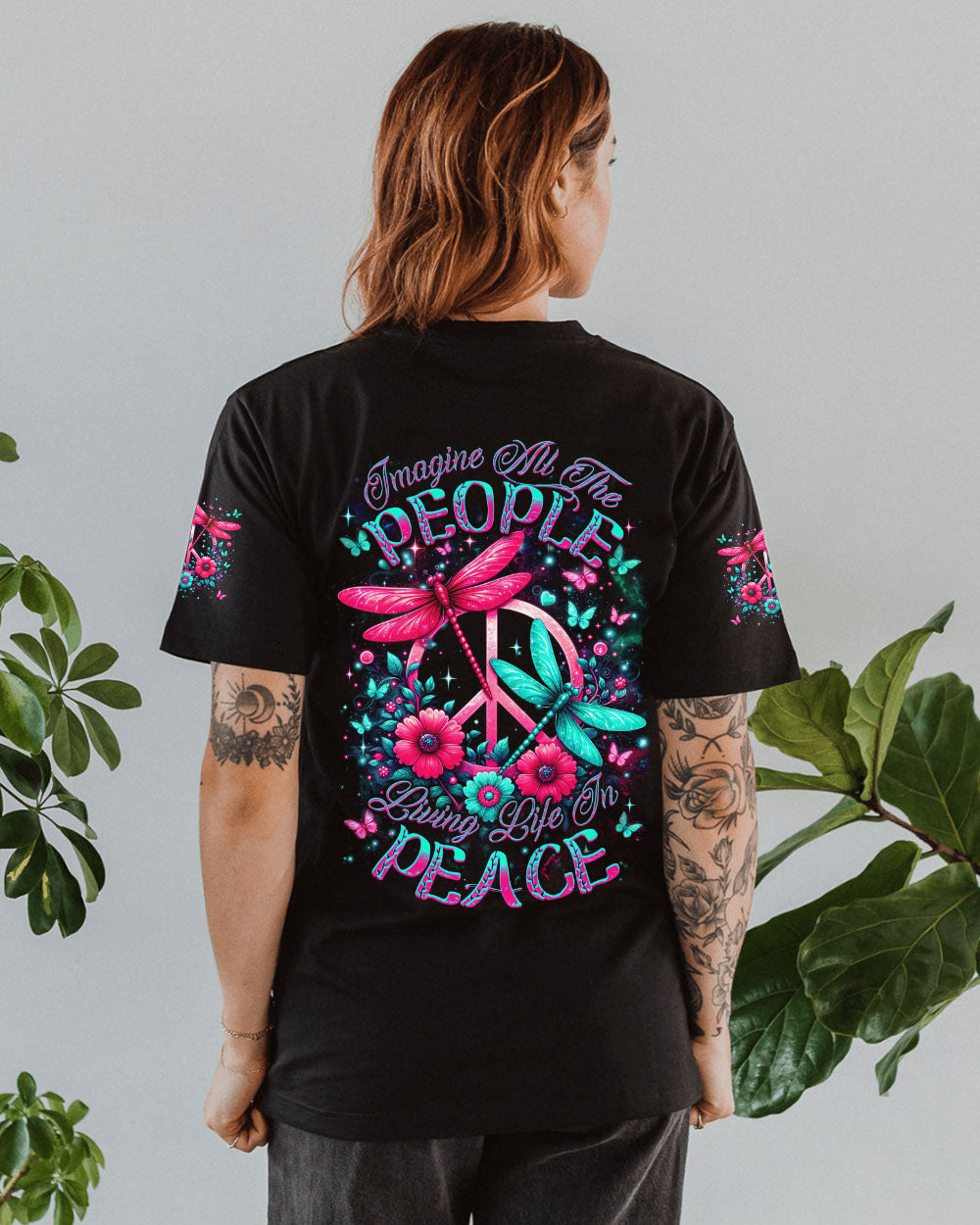 IMAGINE ALL THE PEOPLE LIVING LIFE IN PEACE ALL OVER PRINT - YHDU2403254