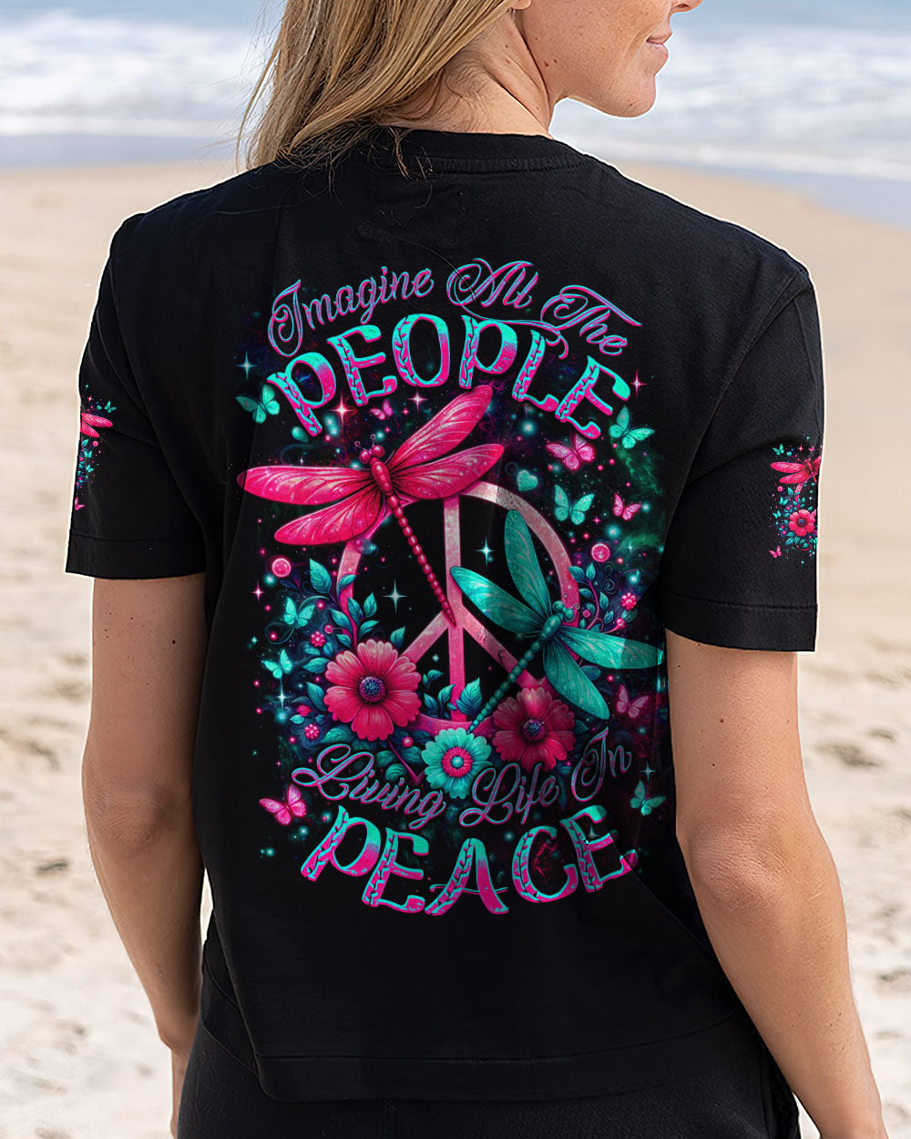 IMAGINE ALL THE PEOPLE LIVING LIFE IN PEACE ALL OVER PRINT - YHDU2403254