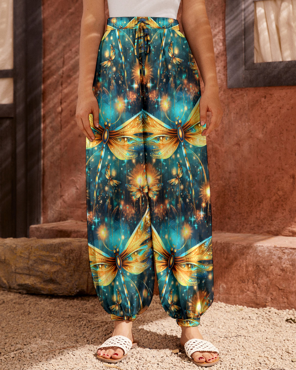 DON'T OVERTHINK JUST LET IT GO DRAGONFLY ALL OVER PRINT - YHDU2407231