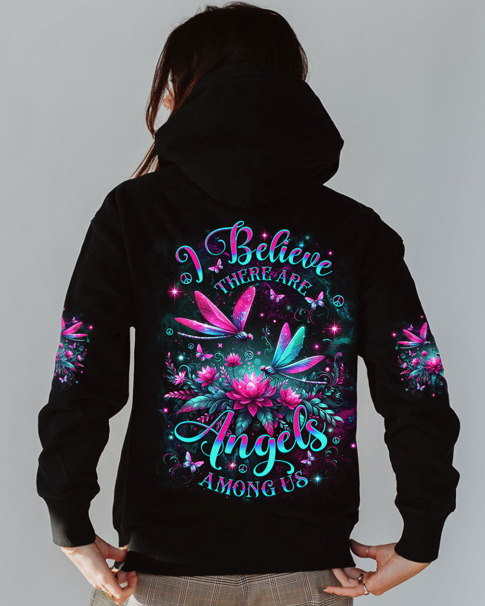 I BELIEVE THERE ARE ANGELS AMONG US ALL OVER PRINT - YHDU2503252
