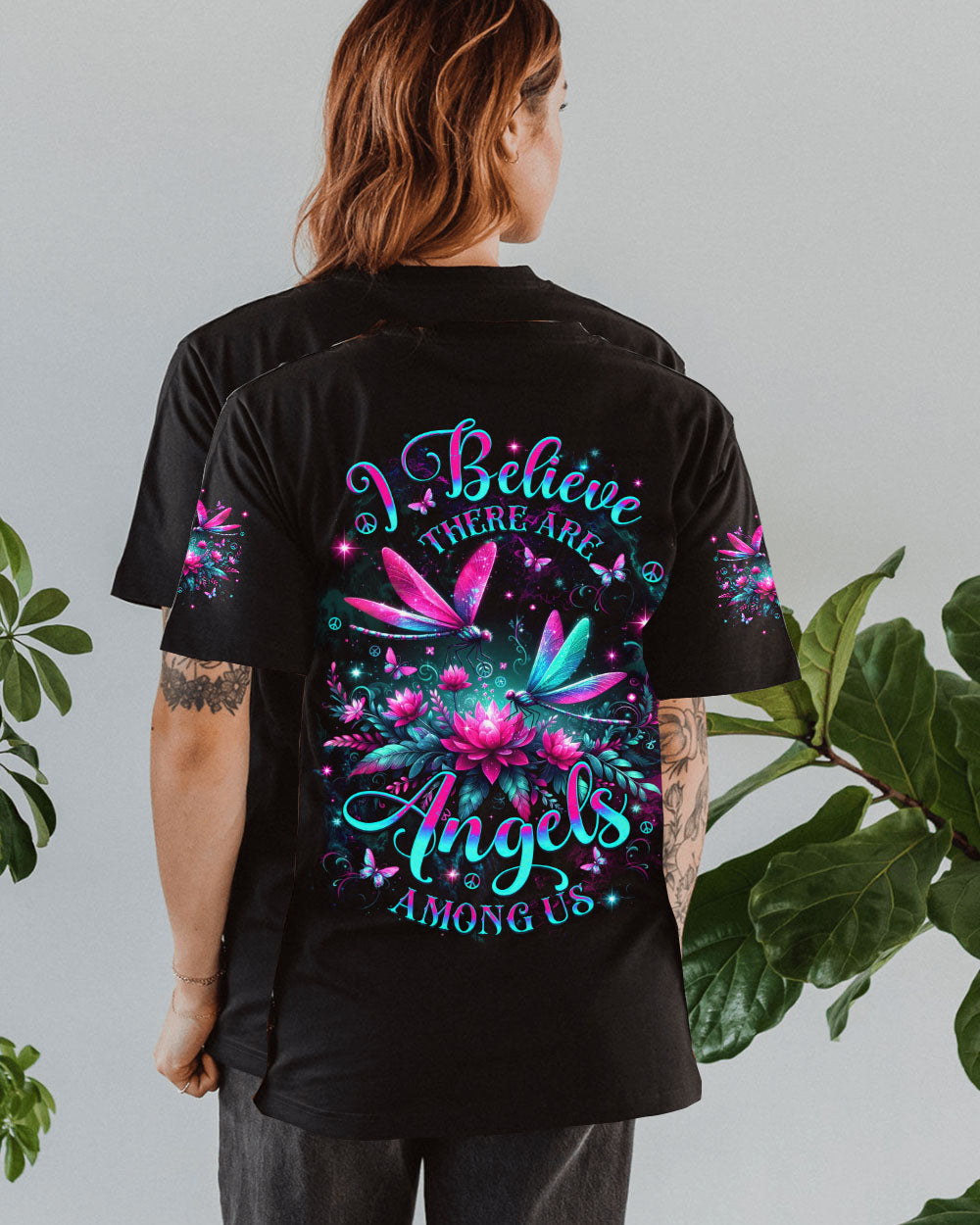 I BELIEVE THERE ARE ANGELS AMONG US ALL OVER PRINT - YHDU2503252