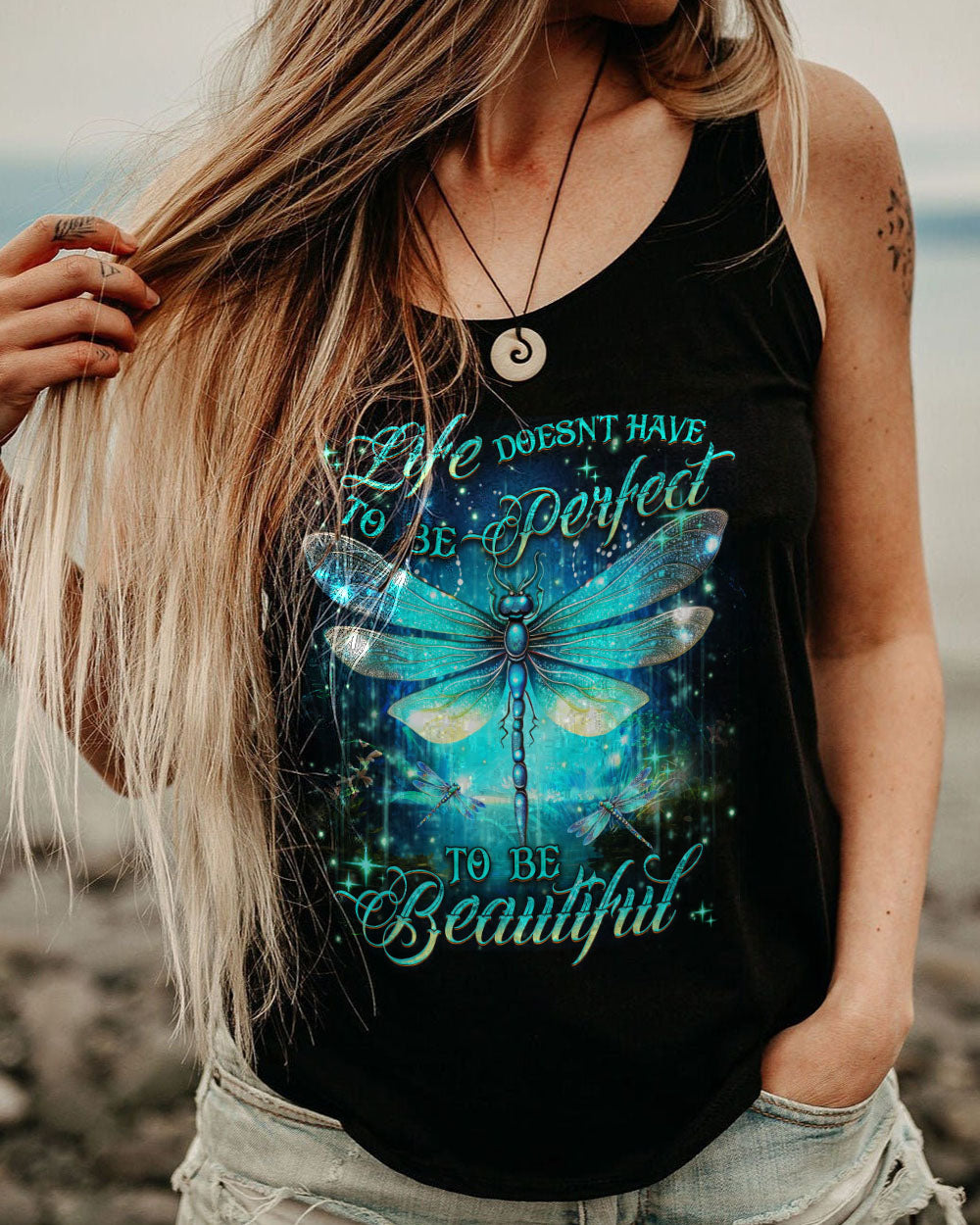 LIFE DOESN'T HAVE TO BE PERFECT ALL OVER PRINT - YHDU2507233