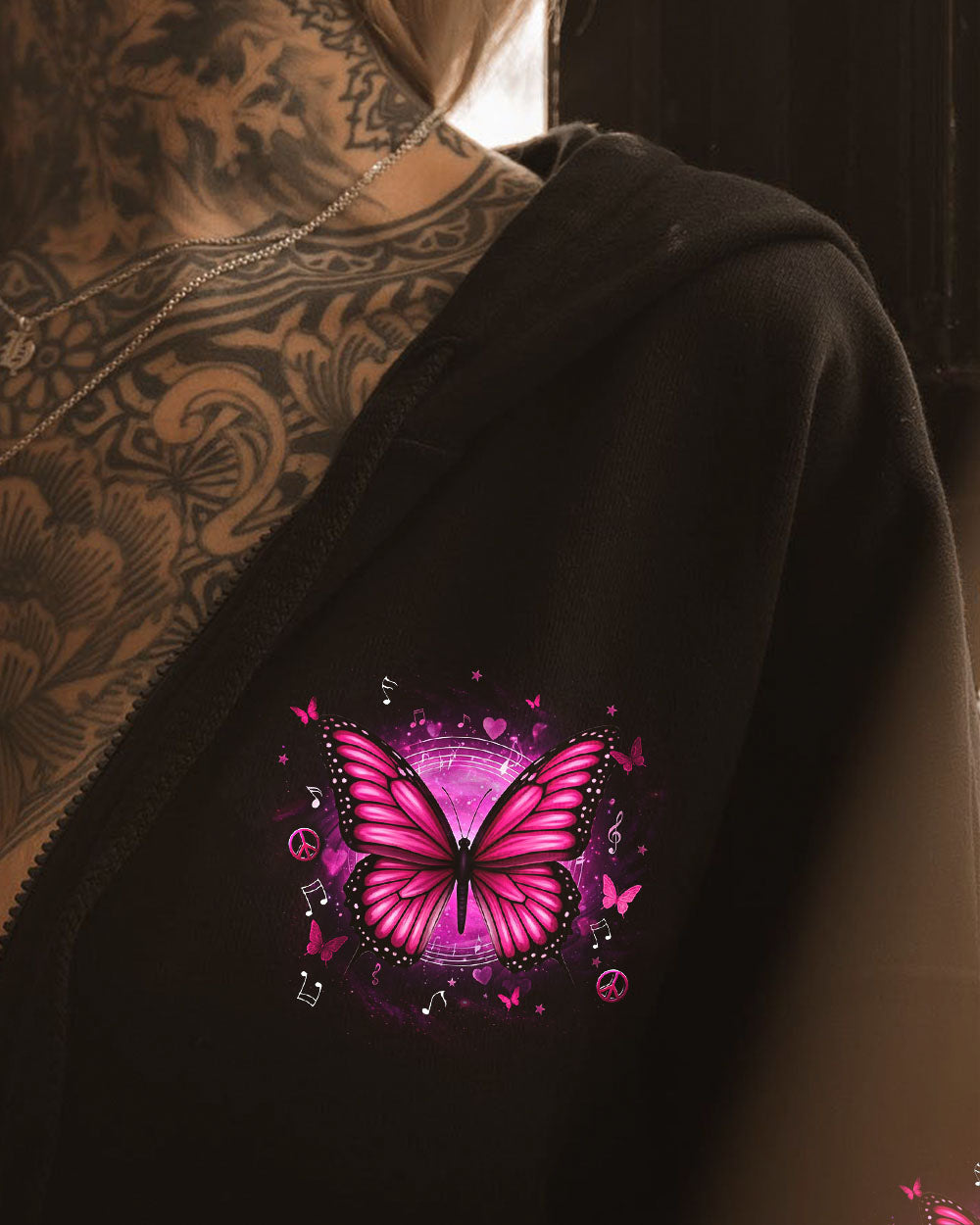 WHISPER WORDS OF WISDOM BUTTERFLY ALL OVER PRINT - YHDU2507251
