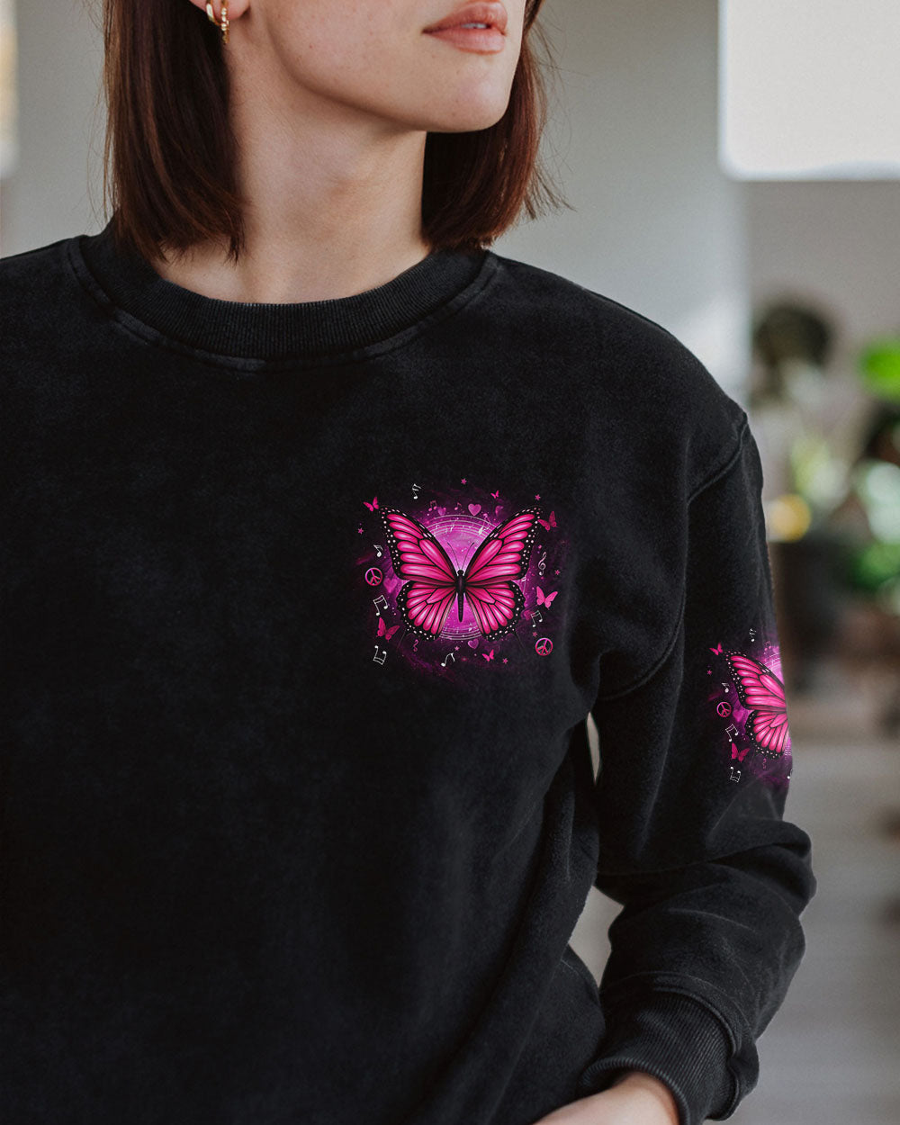 WHISPER WORDS OF WISDOM BUTTERFLY ALL OVER PRINT - YHDU2507251