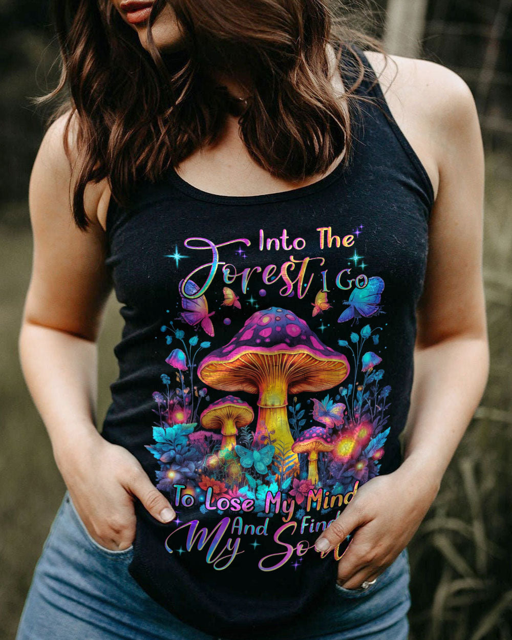 INTO THE FOREST MUSHROOM ALL OVER PRINT - YHDU2605232