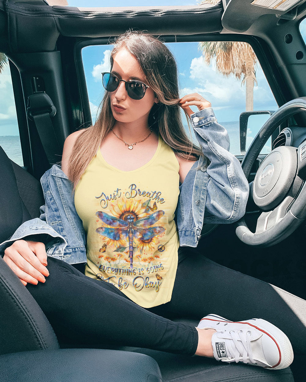 JUST BREATHE DRAGONFLY ALL OVER PRINT - YHDU2702244