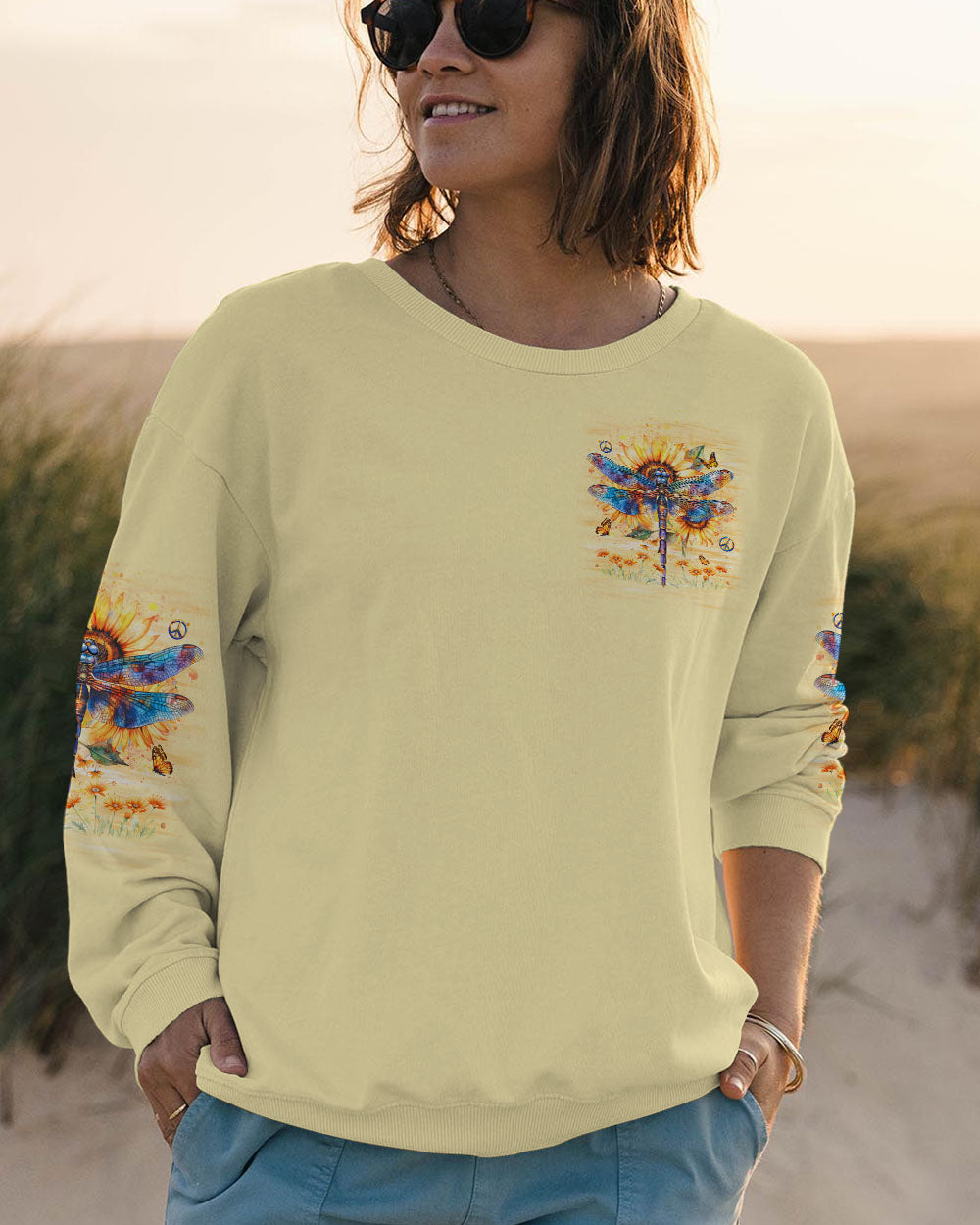 JUST BREATHE DRAGONFLY ALL OVER PRINT - YHDU2702244
